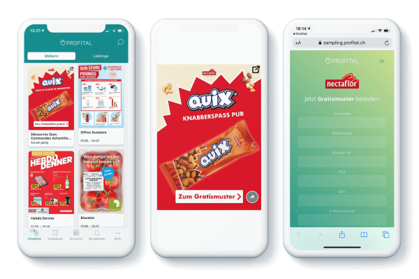
                        QUIX-Werbung in der Profital-App
                                              